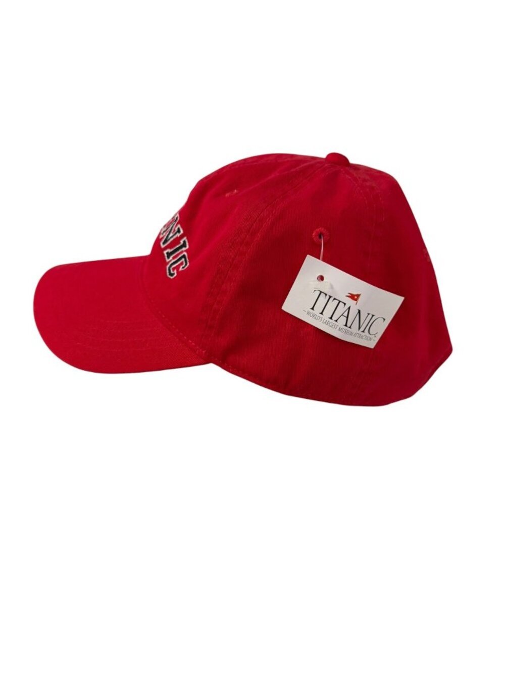 Titanic Museum Attraction 1912 Red Souvenir Baseball Cap Hat NWT - Picture 2 of 7